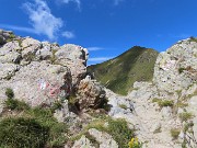 43 Alla Bocchetta del Toro con vista su Monte Toro